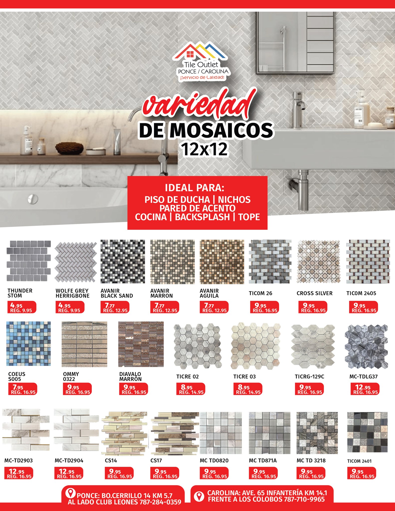 Tile - 🌸 ¡Gran variedad de mosaicos estilos y material a precios ...