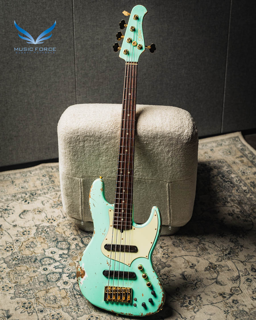 □ Xotic XJ-1T 5 String Heavy Aged-Surf Green (Custom Color) w