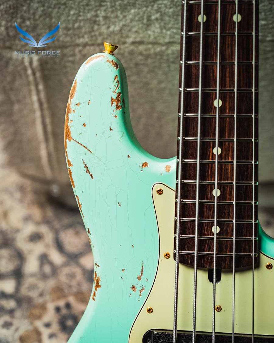 □ Xotic XJ-1T 5 String Heavy Aged-Surf Green (Custom Color) w