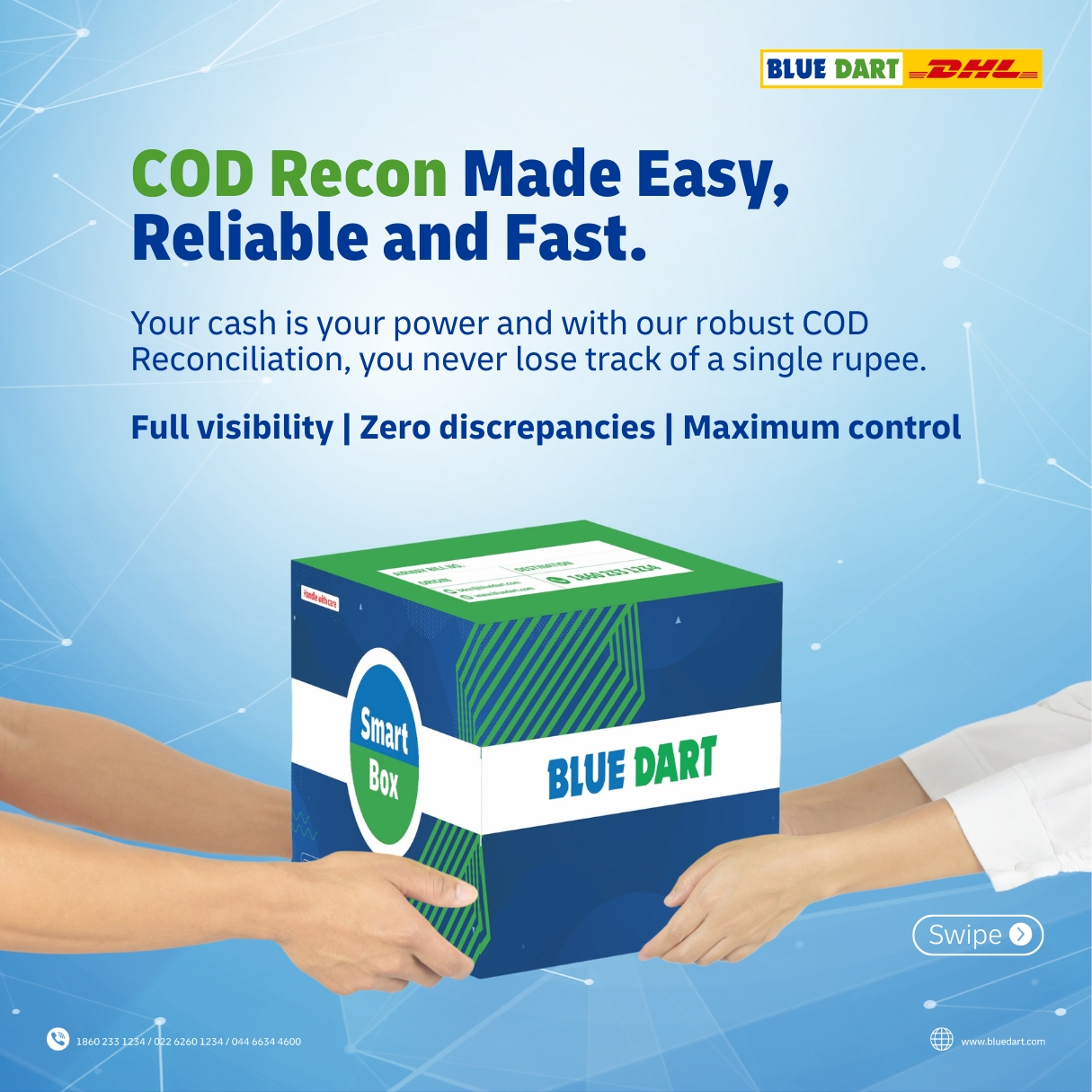 Blue Dart - Blue Dart simplifies COD Reconciliation by... | Facebook