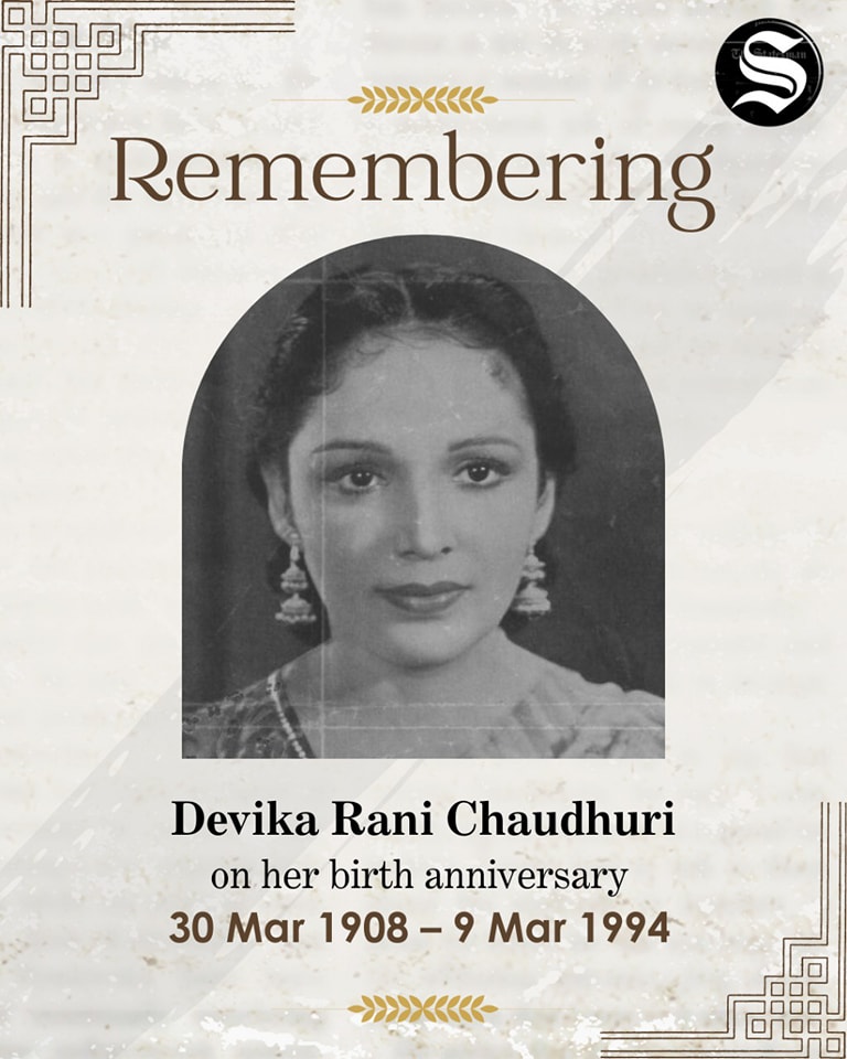 The Statesman - Remembering #DevikaRaniChaudhuri, known as Devika Rani ...