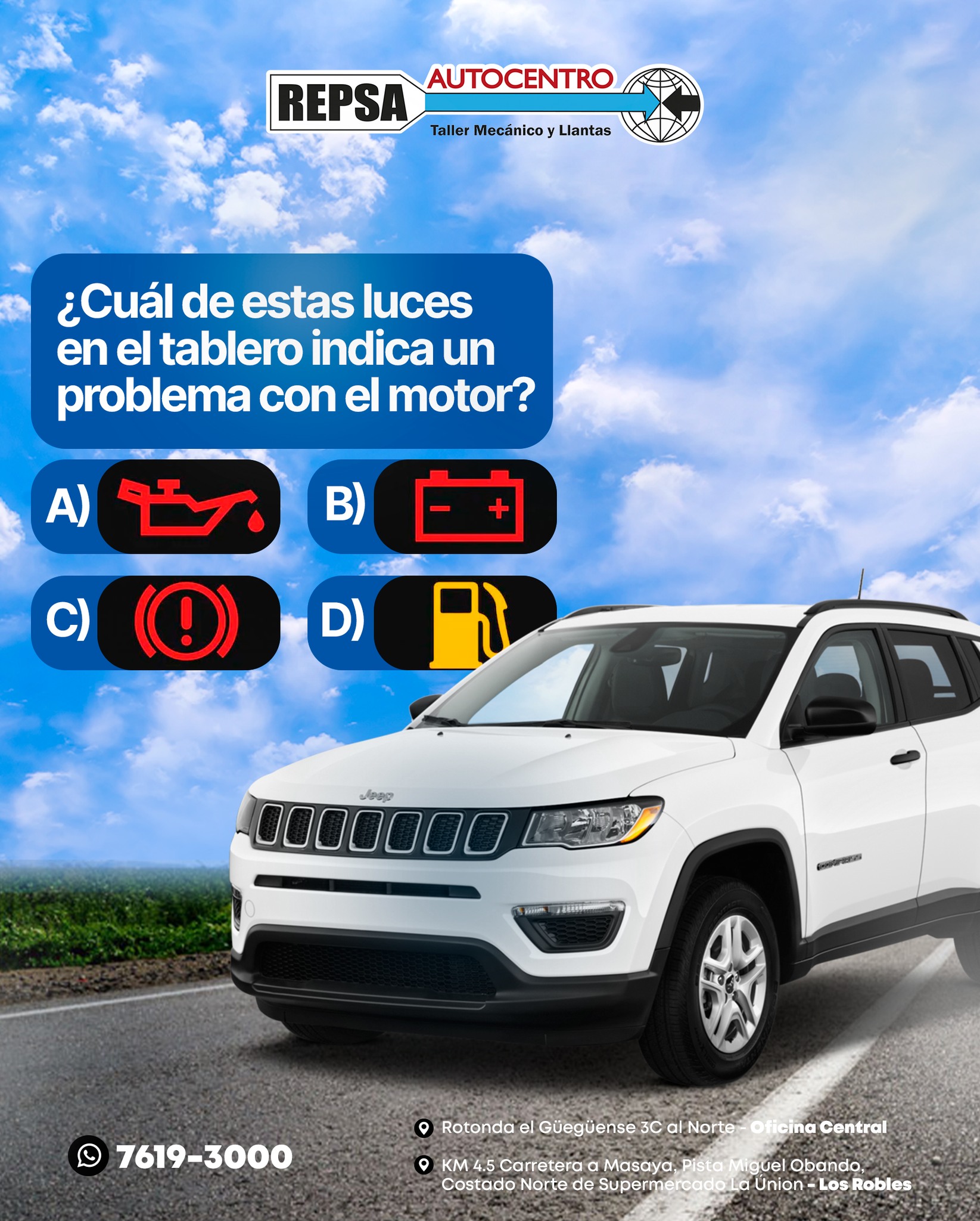 REPSA - 🚨 TRIVIA EXPRESS 🚨 ¿Podés identificar la luz que indica ...