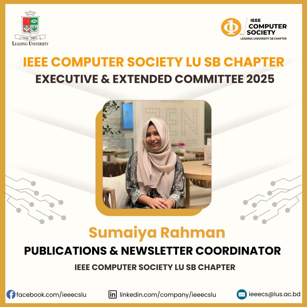 IEEE Computer... - IEEE Computer Society LU SB Chapter