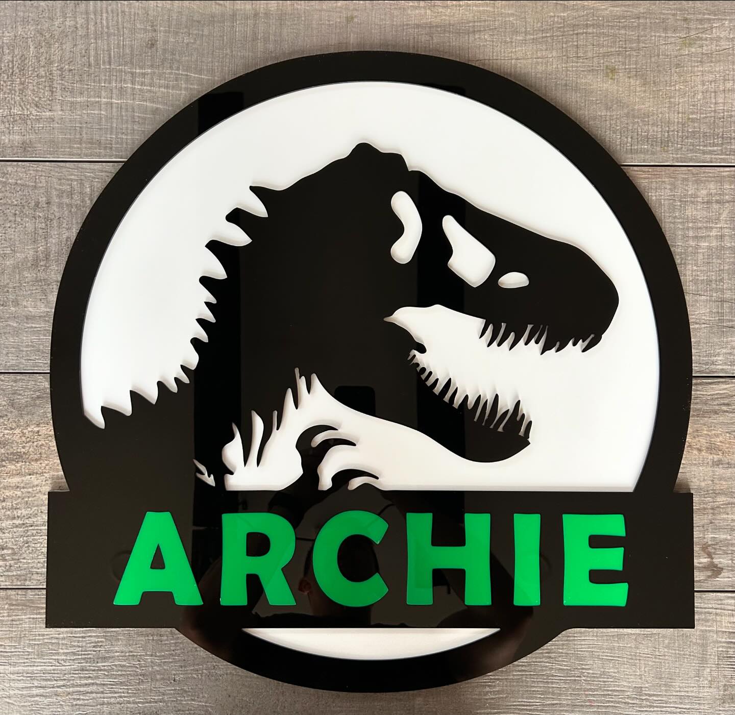 🦖 T-Rex kids name sign! Available in... - Maxi Event Signage | Facebook