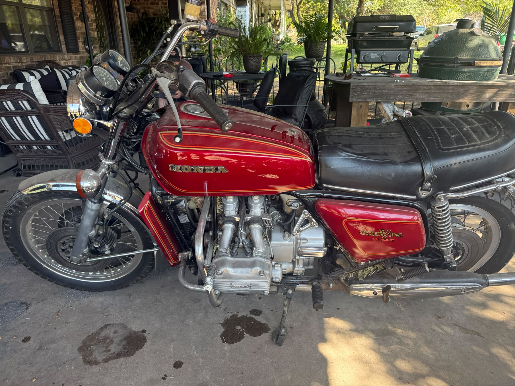1973 Harley Davidson AMF Z90 motorcycle discovery with 616 miles