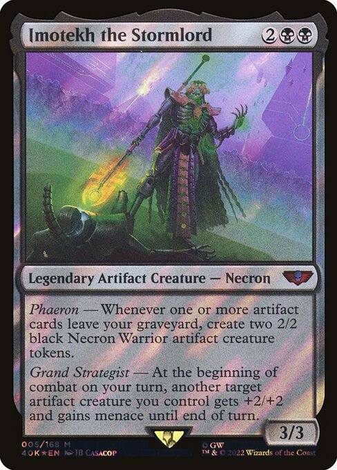 mtg necron commander deck upgrade Magic: The Gathering Universes Beyond: Warhammer 40,000  Dynasties : Toys & Games Necron Dynasties | Quick Precon