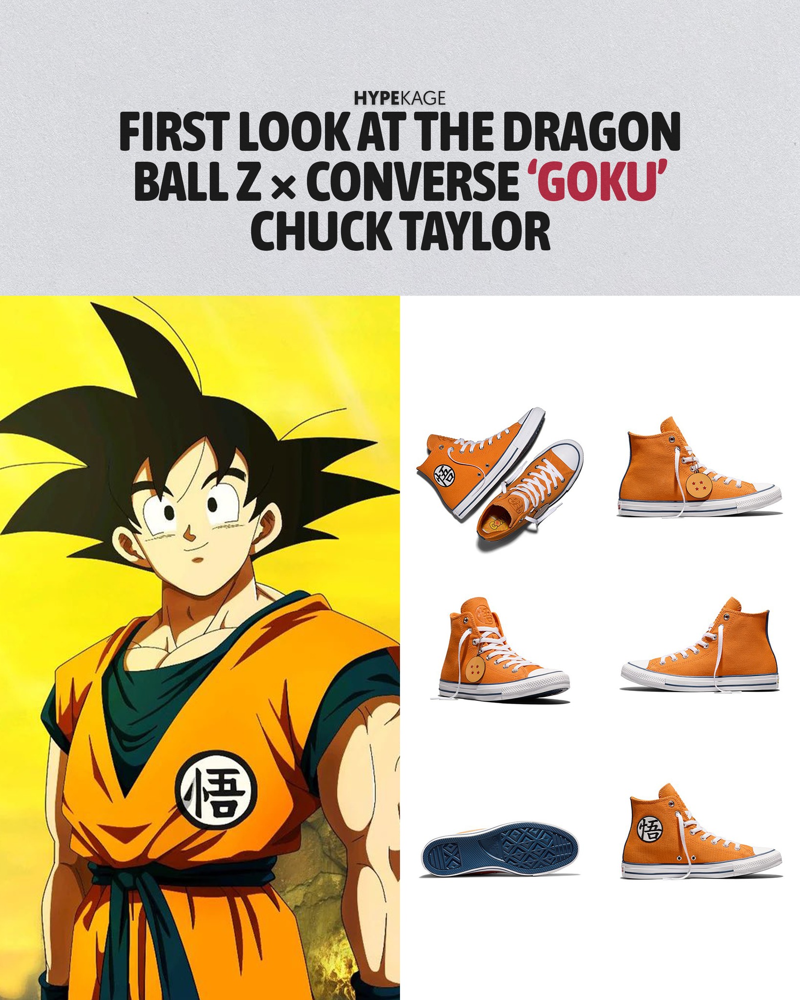 Goku's signature look has officially been turned into a pair of
