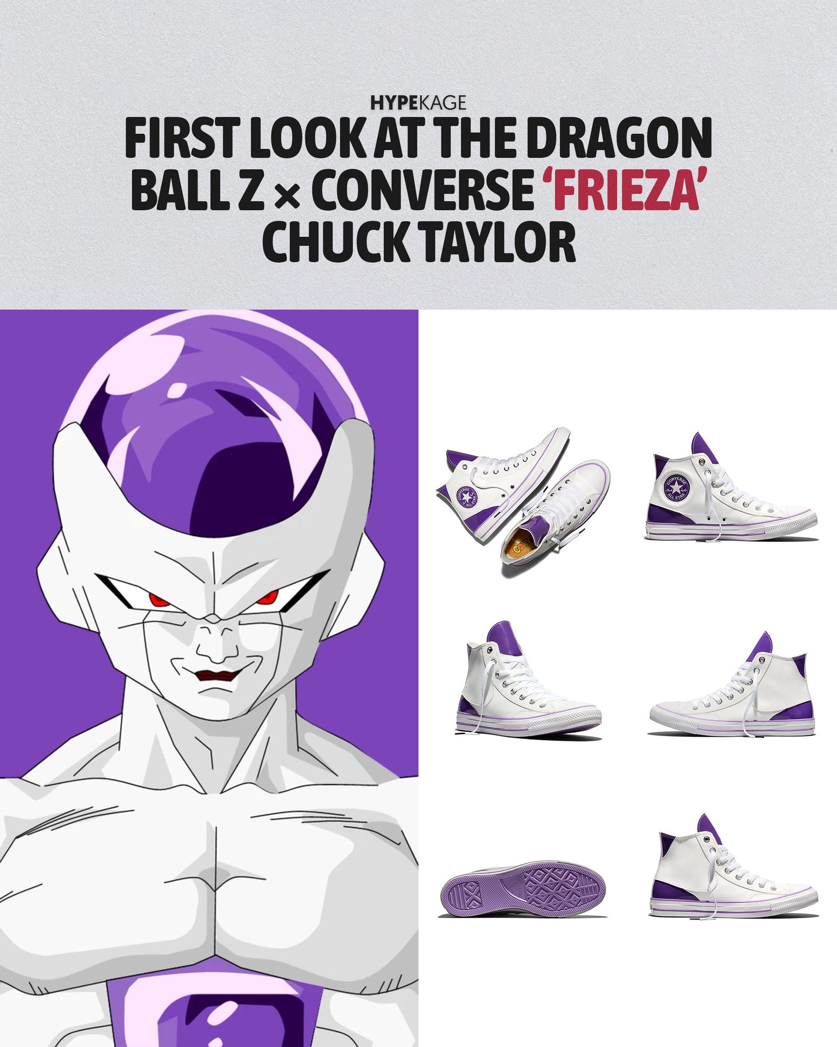 Here's your first look at the Dragon Ball Z × Converse 