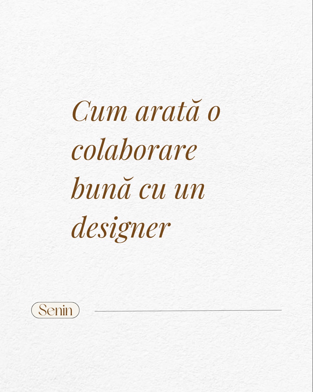 Senin Design