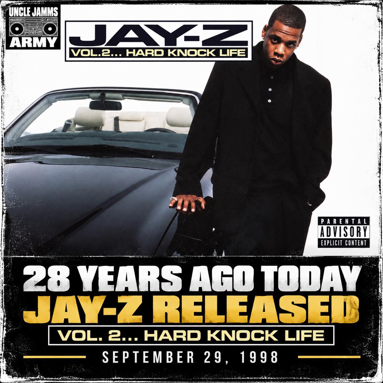 28 years ago today, Jay-Z released his third studio album Vol. 2