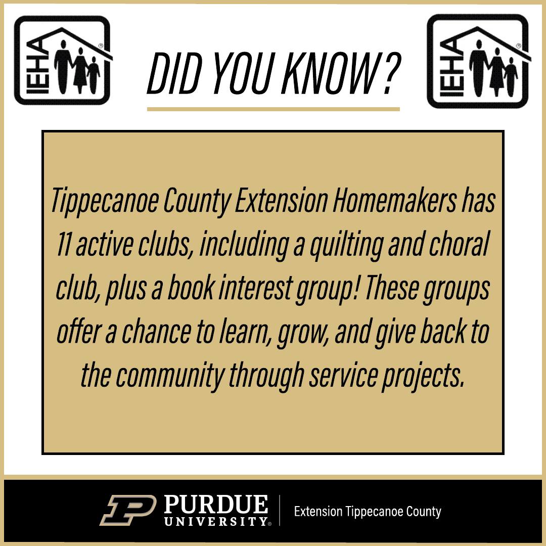 Indiana Extension Homemakers Association (Official Group)