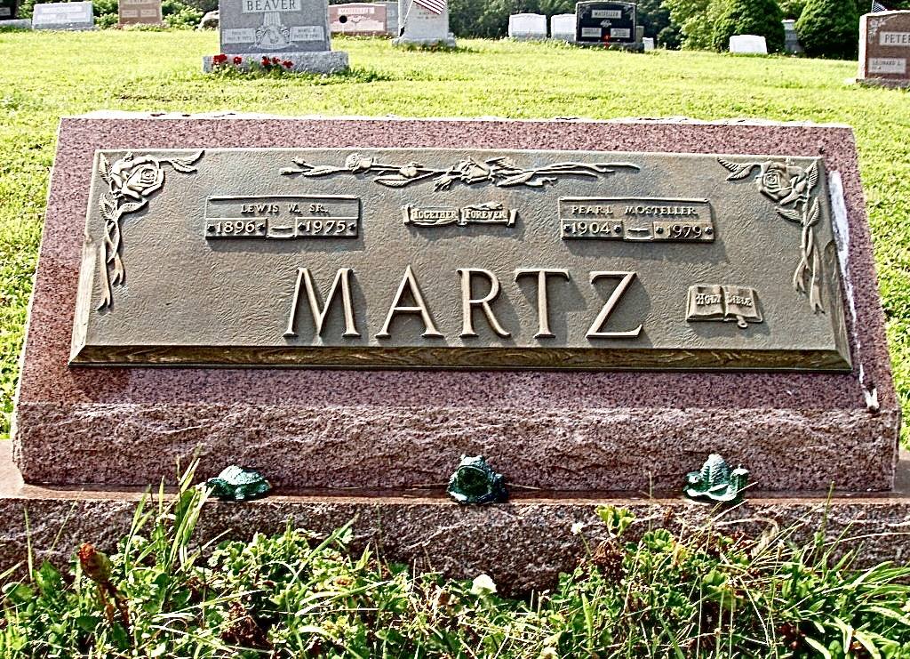Lewis Wesley Martz, WWI veteran, buried in Cherry Grove Cemetery