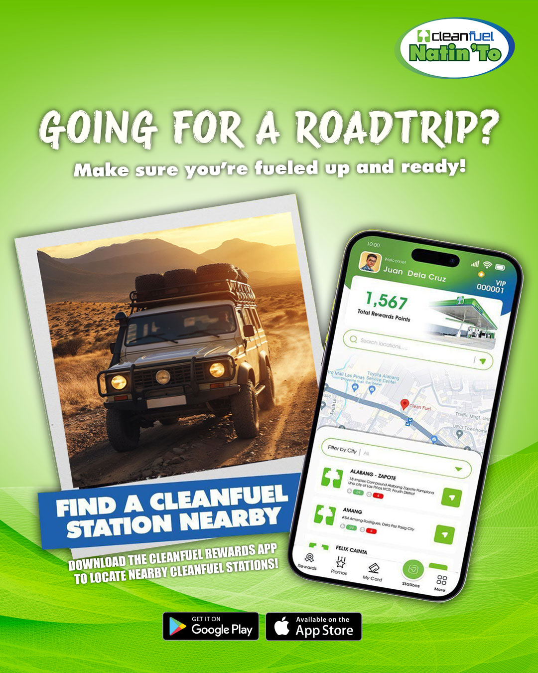 Cleanfuel - Going for a road trip? Make sure you’re fueled... | Facebook