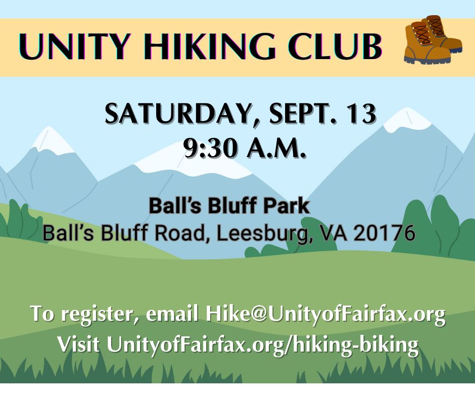 Unity - The Unity Hiking Club is going to Ball's Bluff Park in Leesburg ...