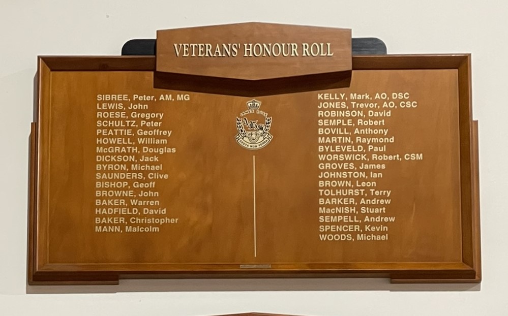 📢 Veterans' Honour Roll Board Update!... - James Ruse Union | Facebook