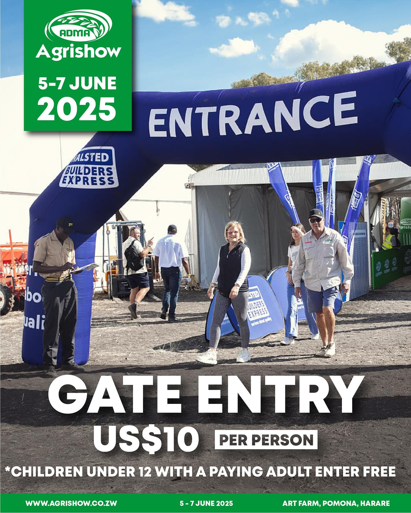 ADMA - ADMA Agri Show 2025 Gate Entry is *US$10* per person. Children ...