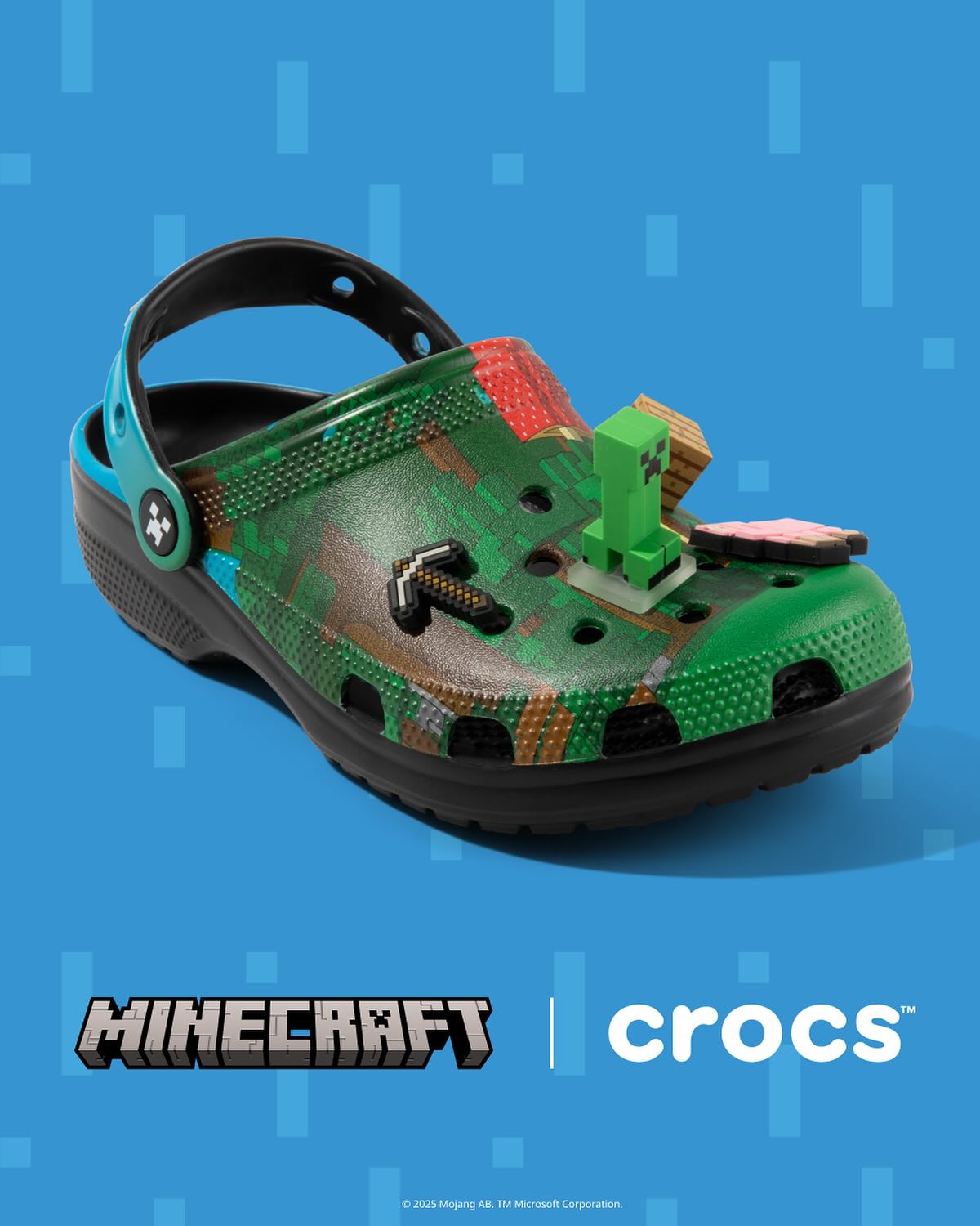 Crocs - Crocs with blocks! 🟩⬛️🟩⬛️ La colección de Minecraft es super ...