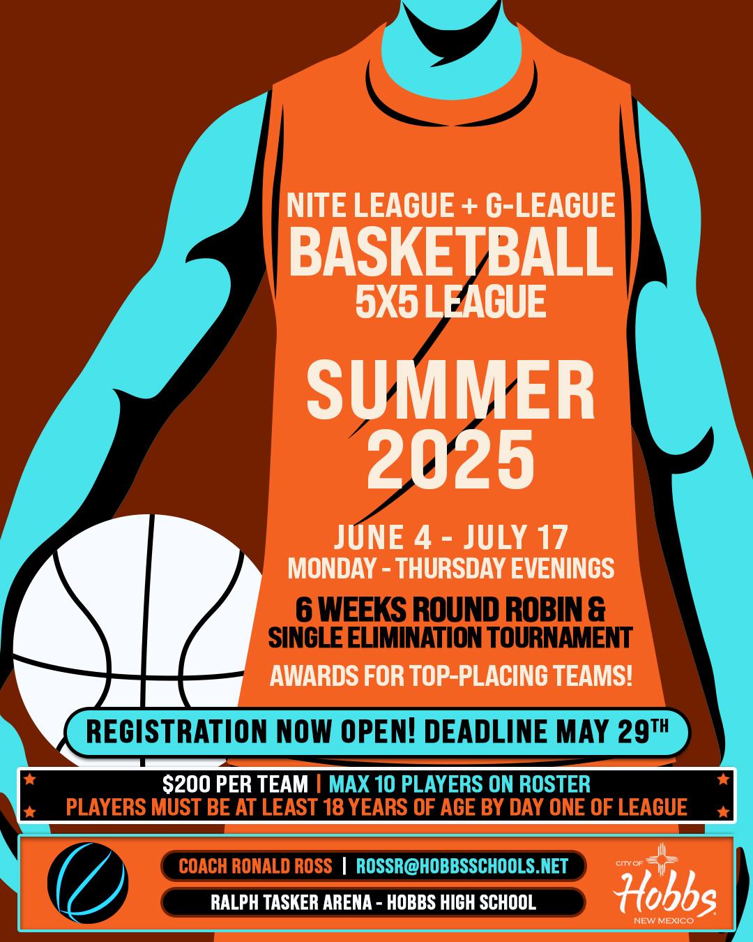 CORE - 🏀Registration is now open for the Summer 5x5 Basketball Nite ...