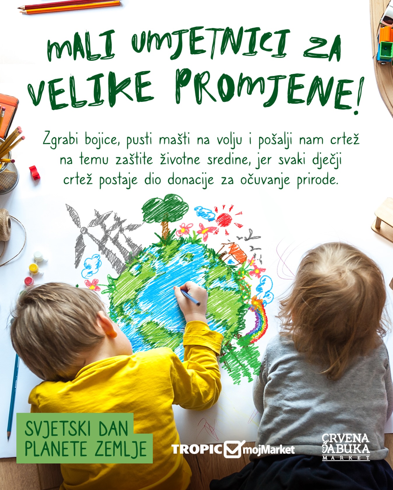 Tropic - Tvoj crtež – naša pomoć prirodi! 🌍 Povodom Dana planete Zemlje ...