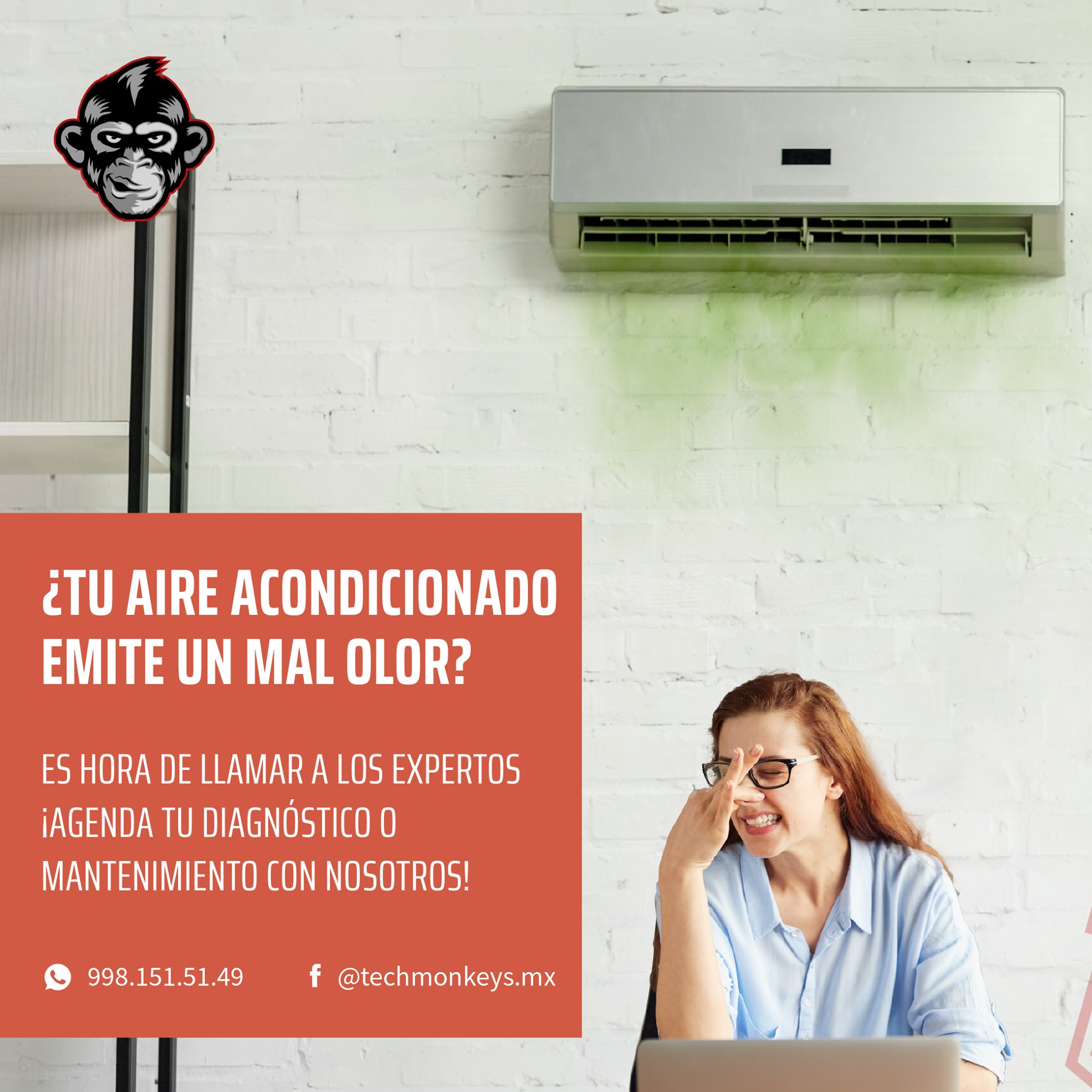 TECH-MONKEYS - El MAL OLOR🤢 en los equipos de AIRE... | Facebook