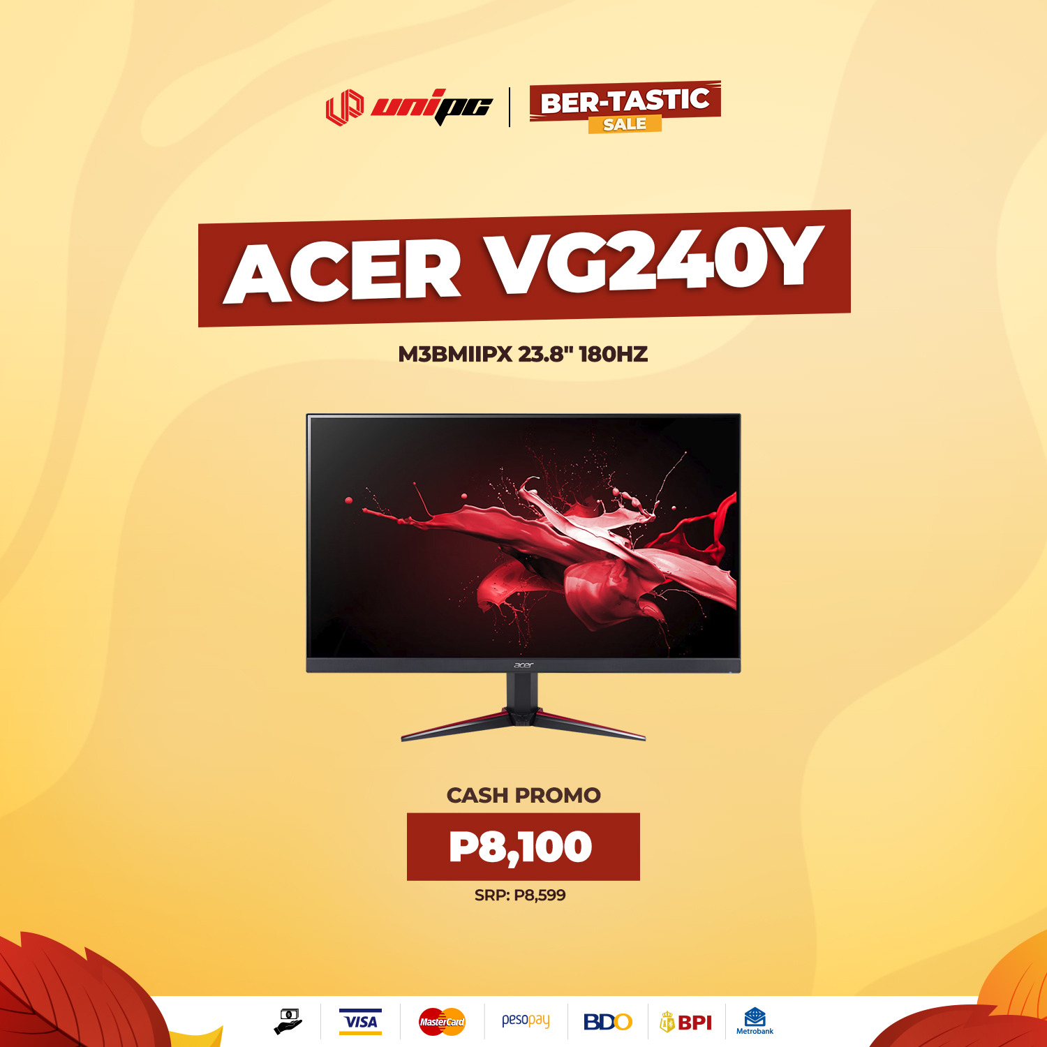 UniPC - Choppy visuals slowing you down? Acer VG240Y 180Hz gives you ...