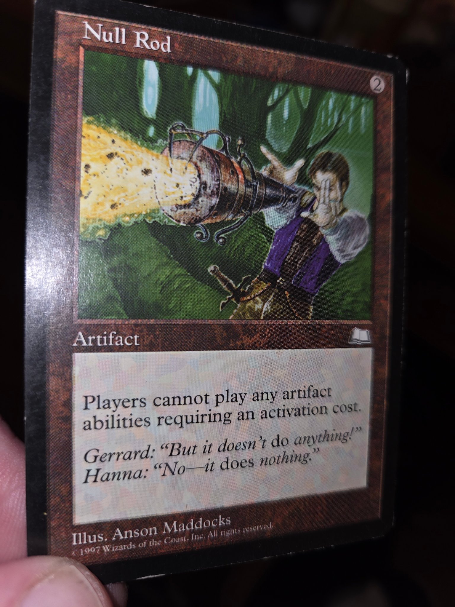 Null Rod artifact