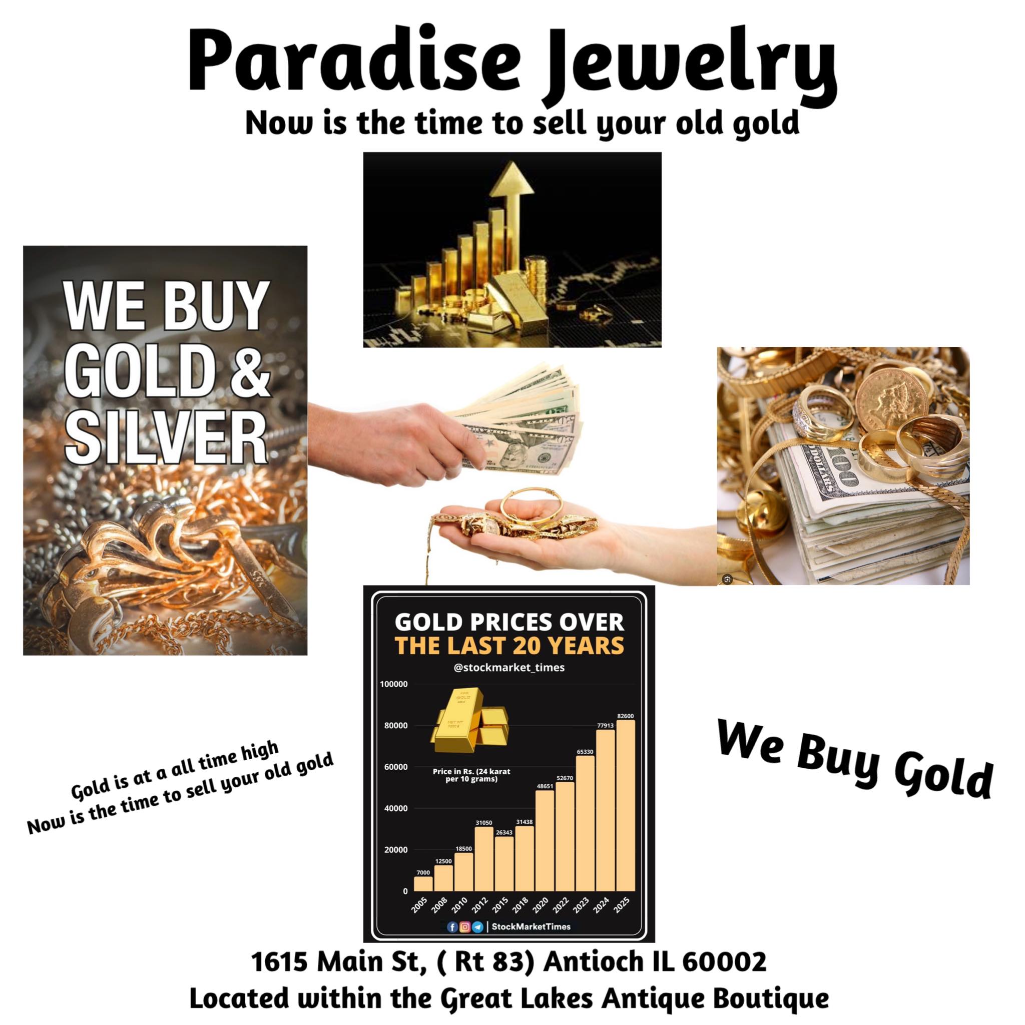 Paradise - Gold is at a record-breaking high. Now is the time to sell ...
