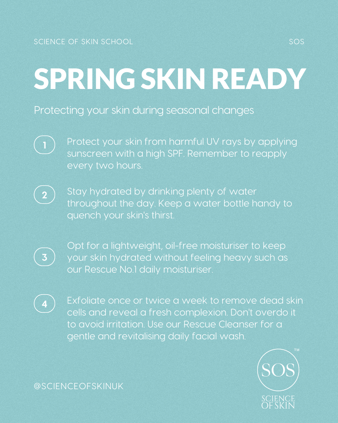 Science - Are you Spring skin ready? Step into the warmer months with ...