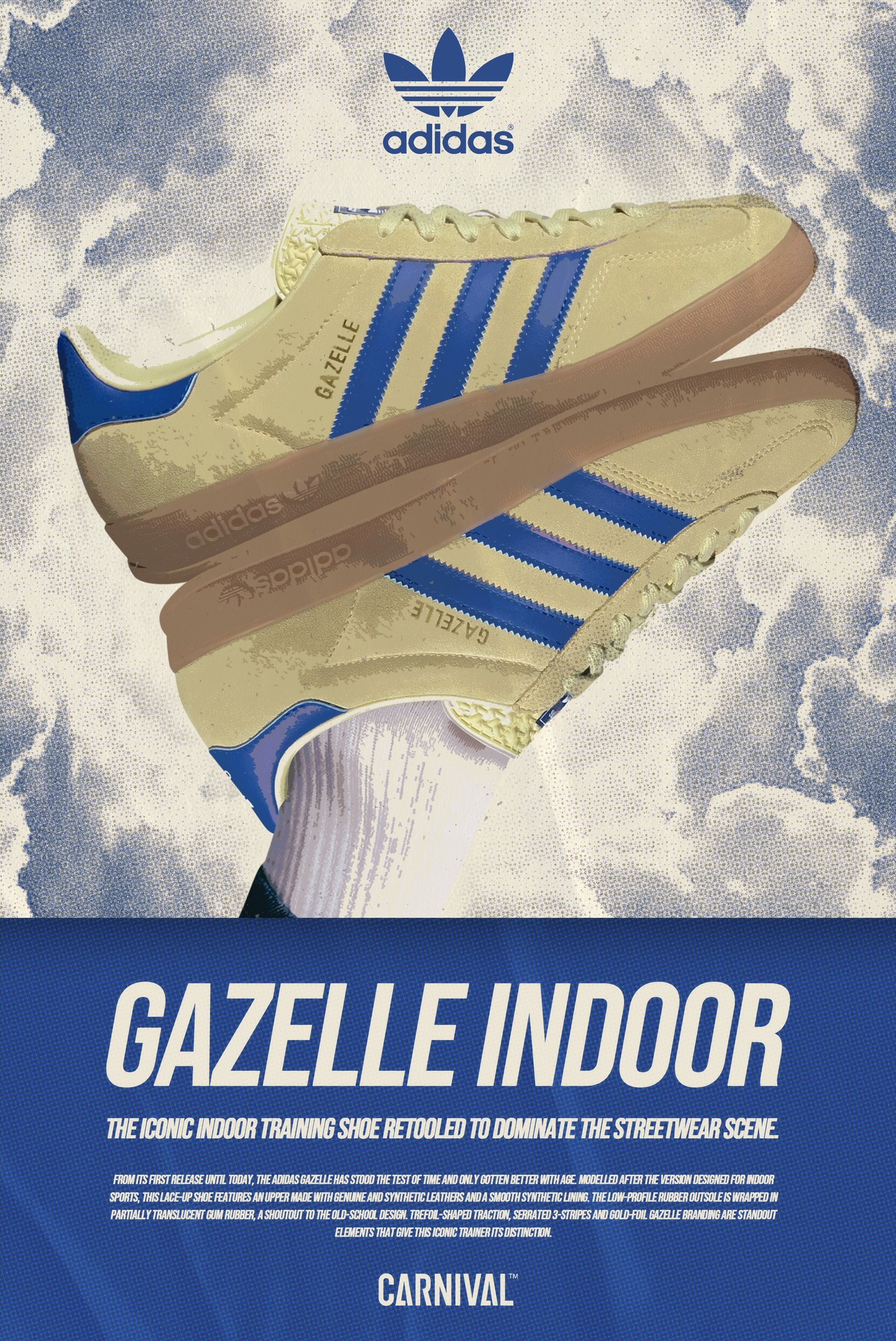 Carnival - adidas Originals 'YUNG-96' • YUNG-96 - Grey/Bold Gold/Solar ...