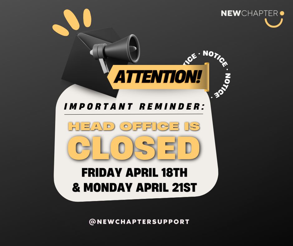New Chapter Support | Bellerive TAS