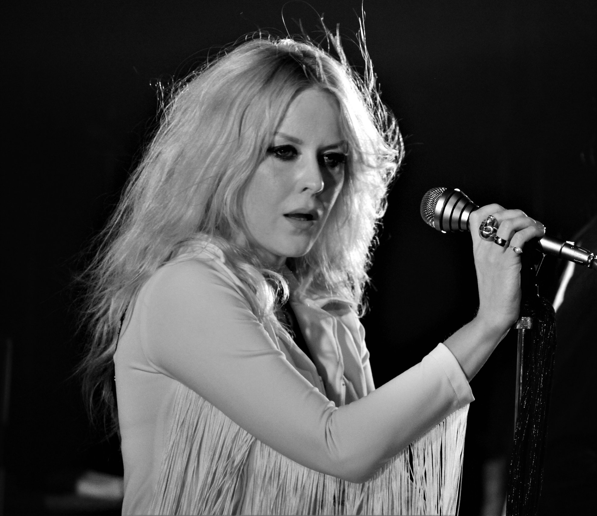 Roppongi Rocks - LUCIFER's Johanna Sadonis on stage in Tokyo last night ...