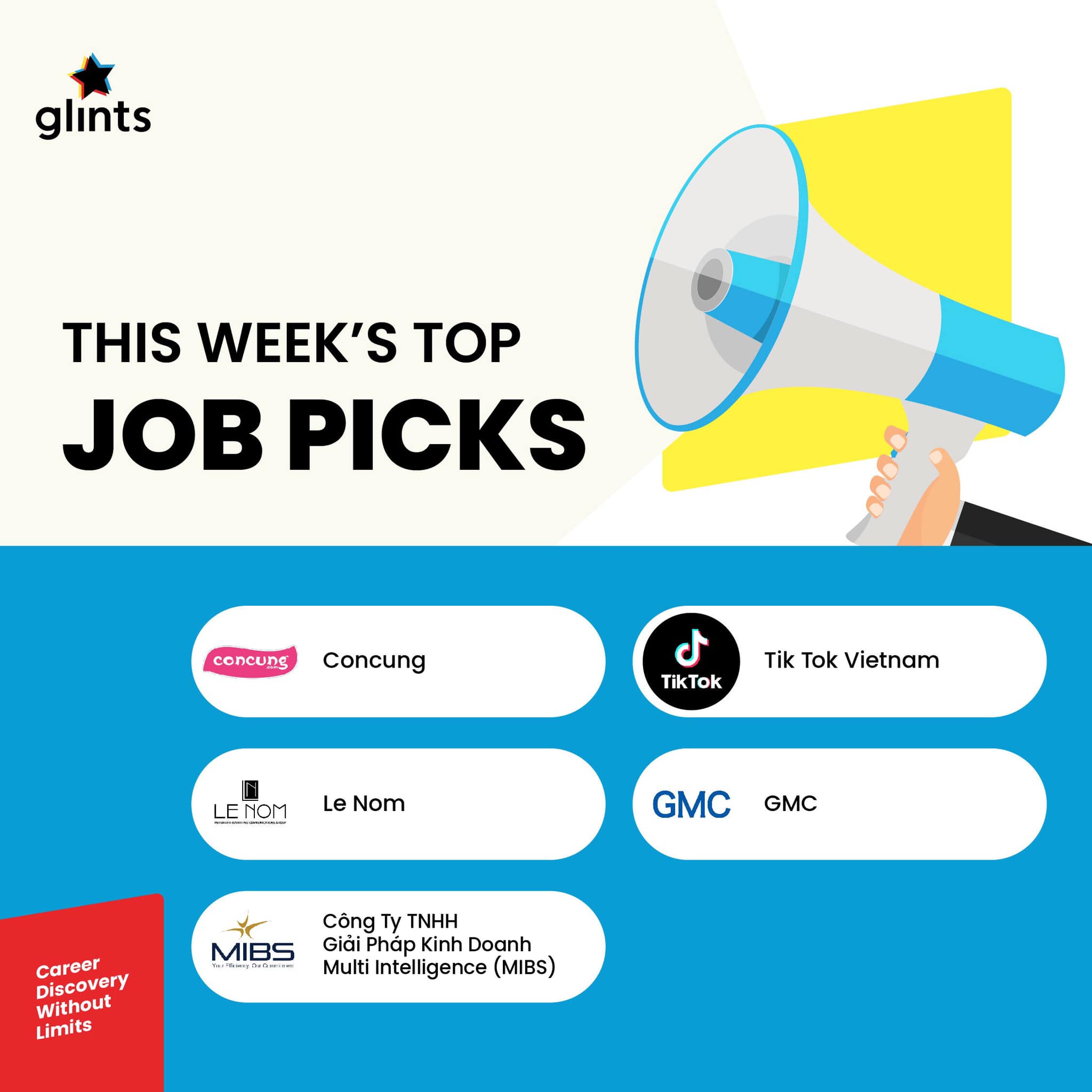 Glints Việt Nam - THIS WEEK’S TOP JOB PICKS ⚡⚡⚡ 1. Media... | Facebook