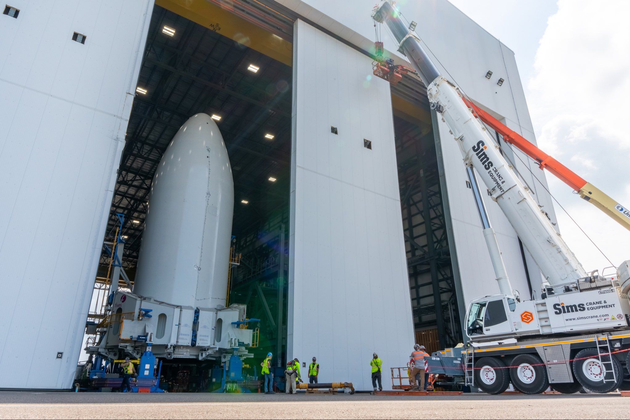 The Blue Origin Integration Facility at LC-36 is currently