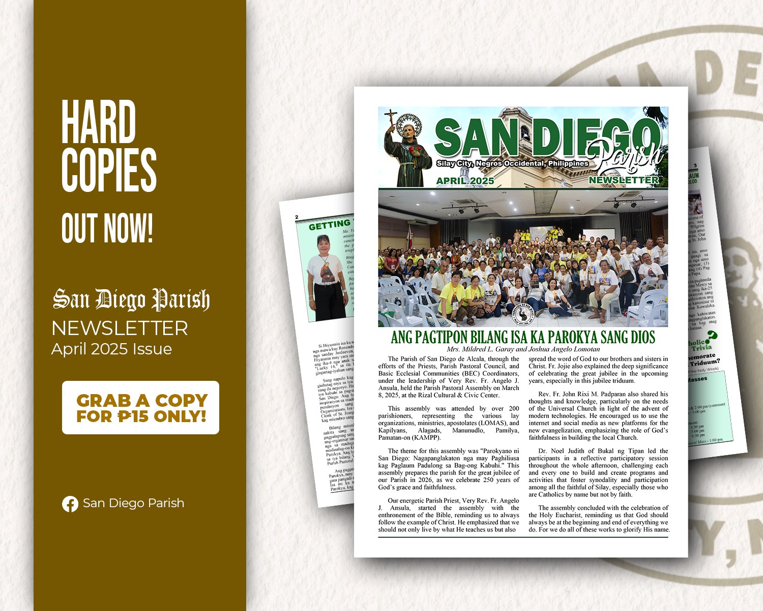 San - The April 2025 edition of the San Diego Parish Newsletter is now ...