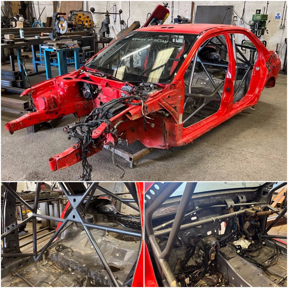 Rally - Mitsubishi Evo 9 Caged Body Shell, Race/Rally Details here ...