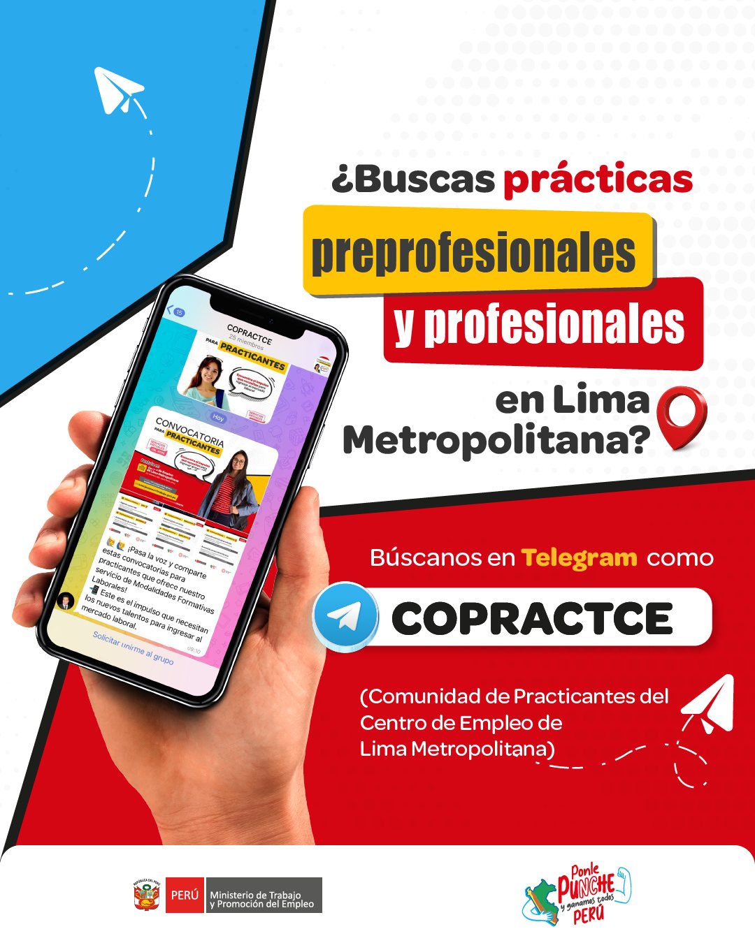 Ministerio - 📲 ¿Ya ingresaste a nuestro grupo de Telegram de prácticas ...
