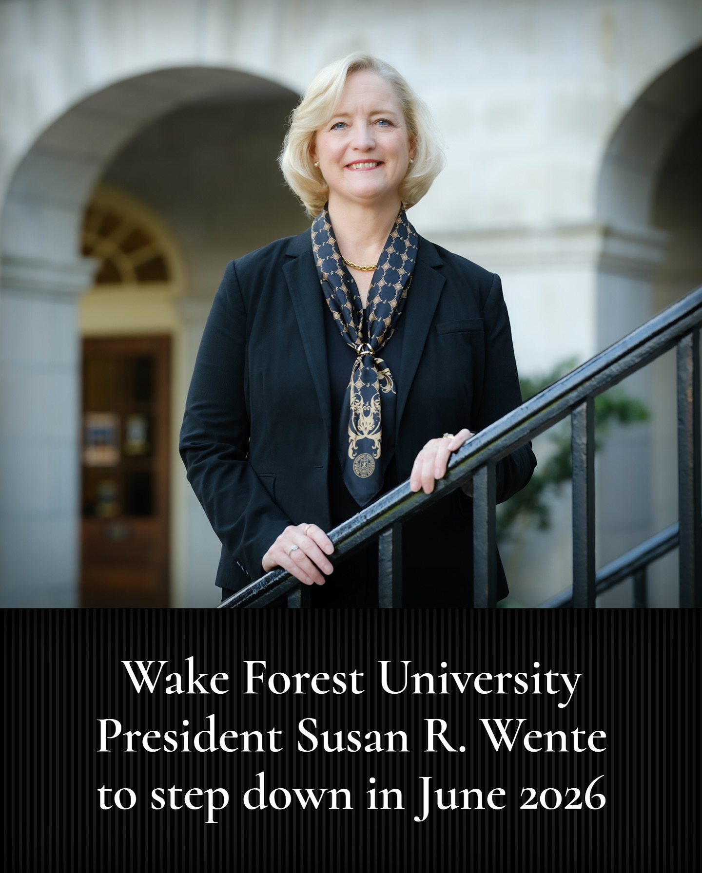 Dr. Susan R. Wente announced... - Wake Forest University | Facebook