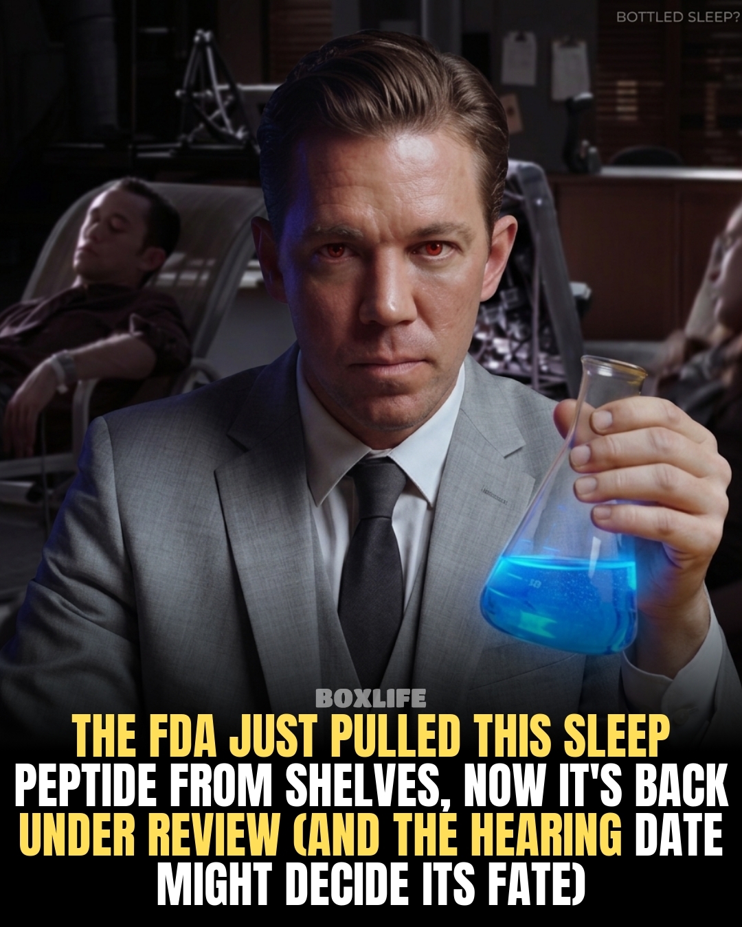DSIP is a nine-amino-acid peptide claimed to induce deep delta-wave sleep, though its mechanism remains unsolved. Its 1960s discovery came after Swiss scientists transferred sleep from one rabbit to another via injected