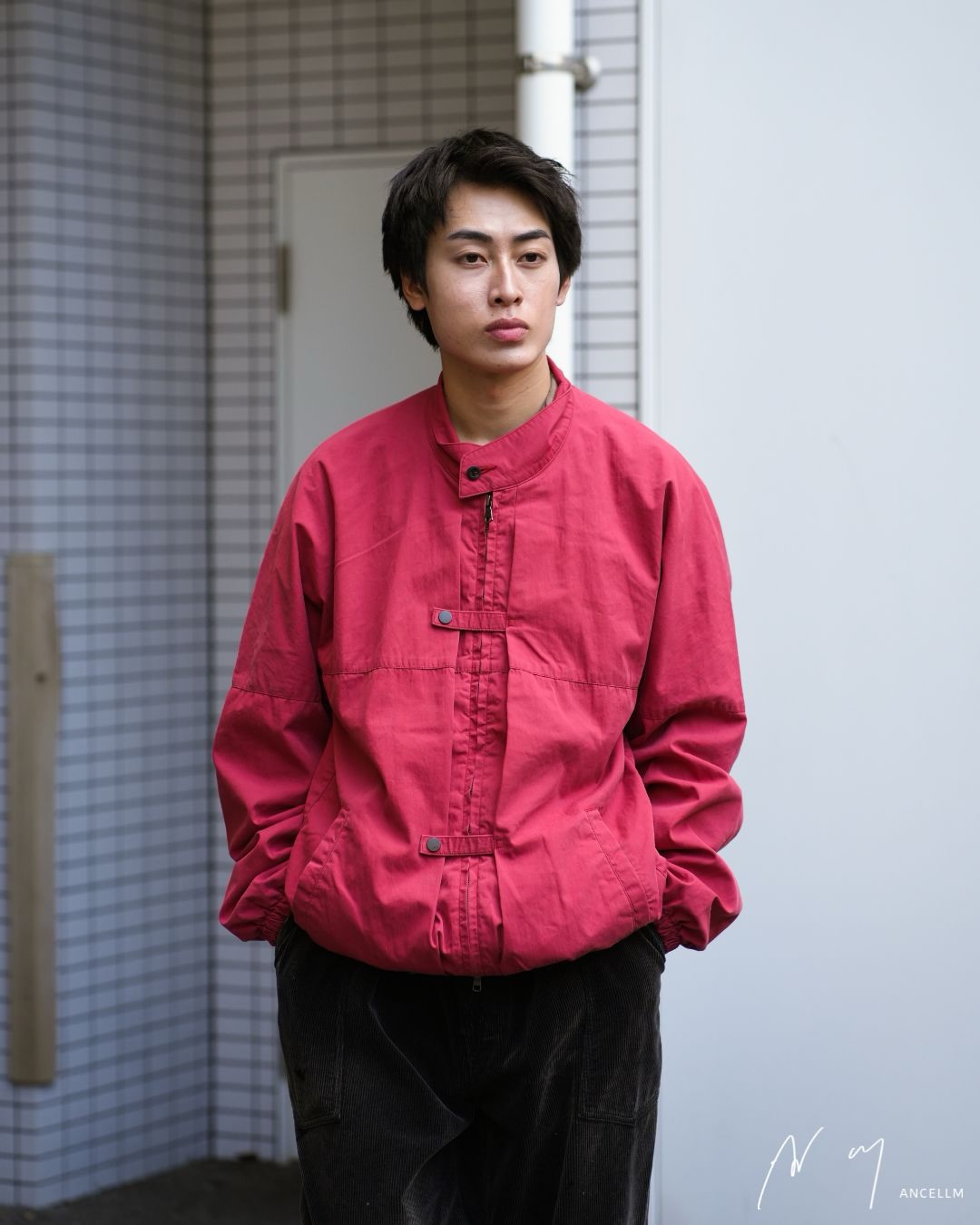 COMOLI ⠀ “ ストライプ ジャケット ” lot : D01-01035 color：STRIPE