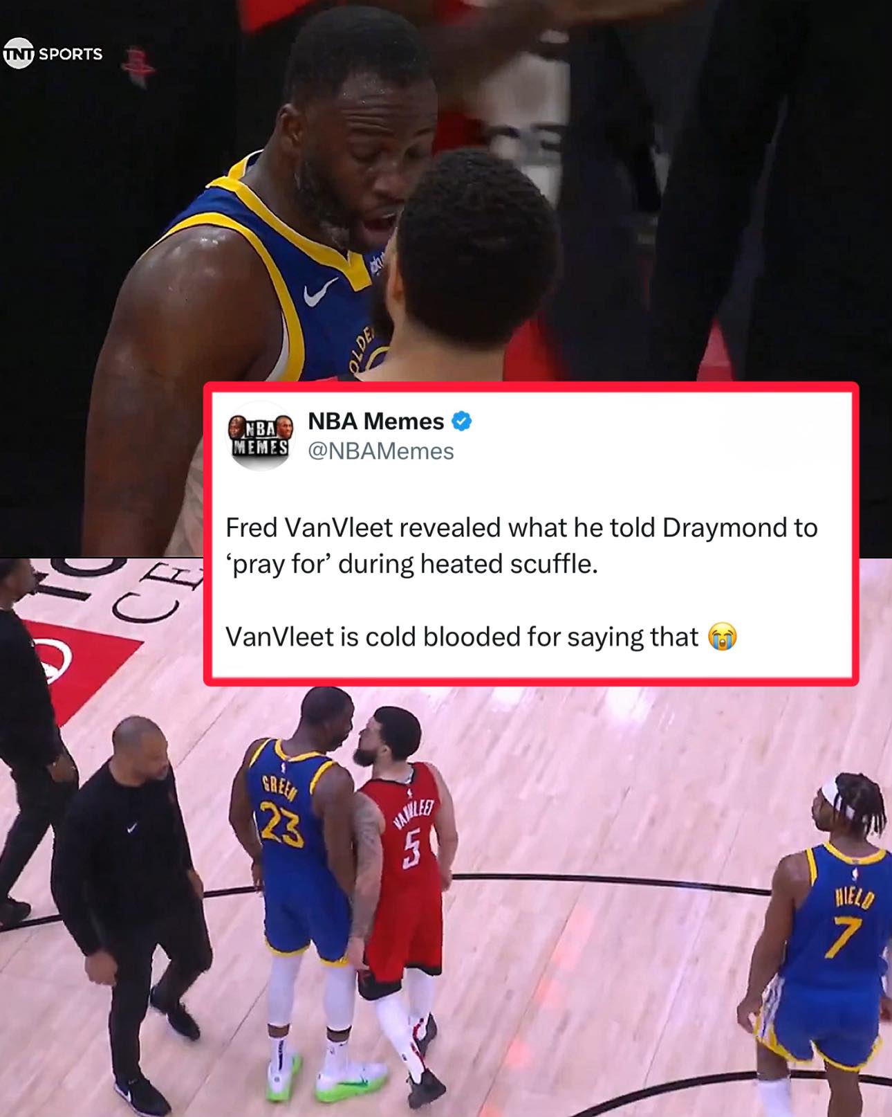 NBA Memes - What VanVleet told Draymond to pray for during... | Facebook