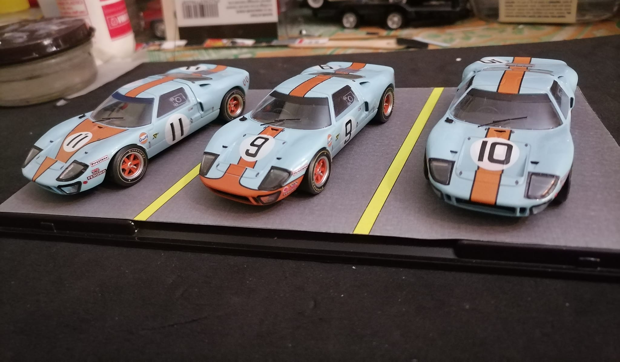 Ford gt 40 team gulf 1968 From Provence moulage kits.
