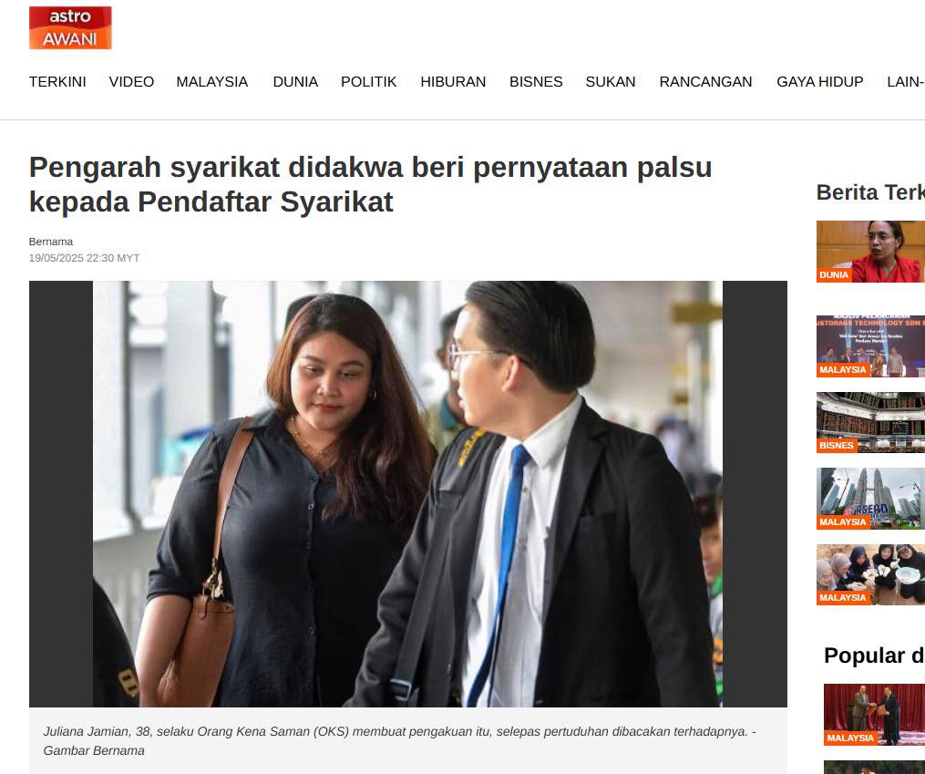 Suruhanjaya Syarikat Malaysia (Laman Rasmi) - Berdasarkan s68 dan s576 ...