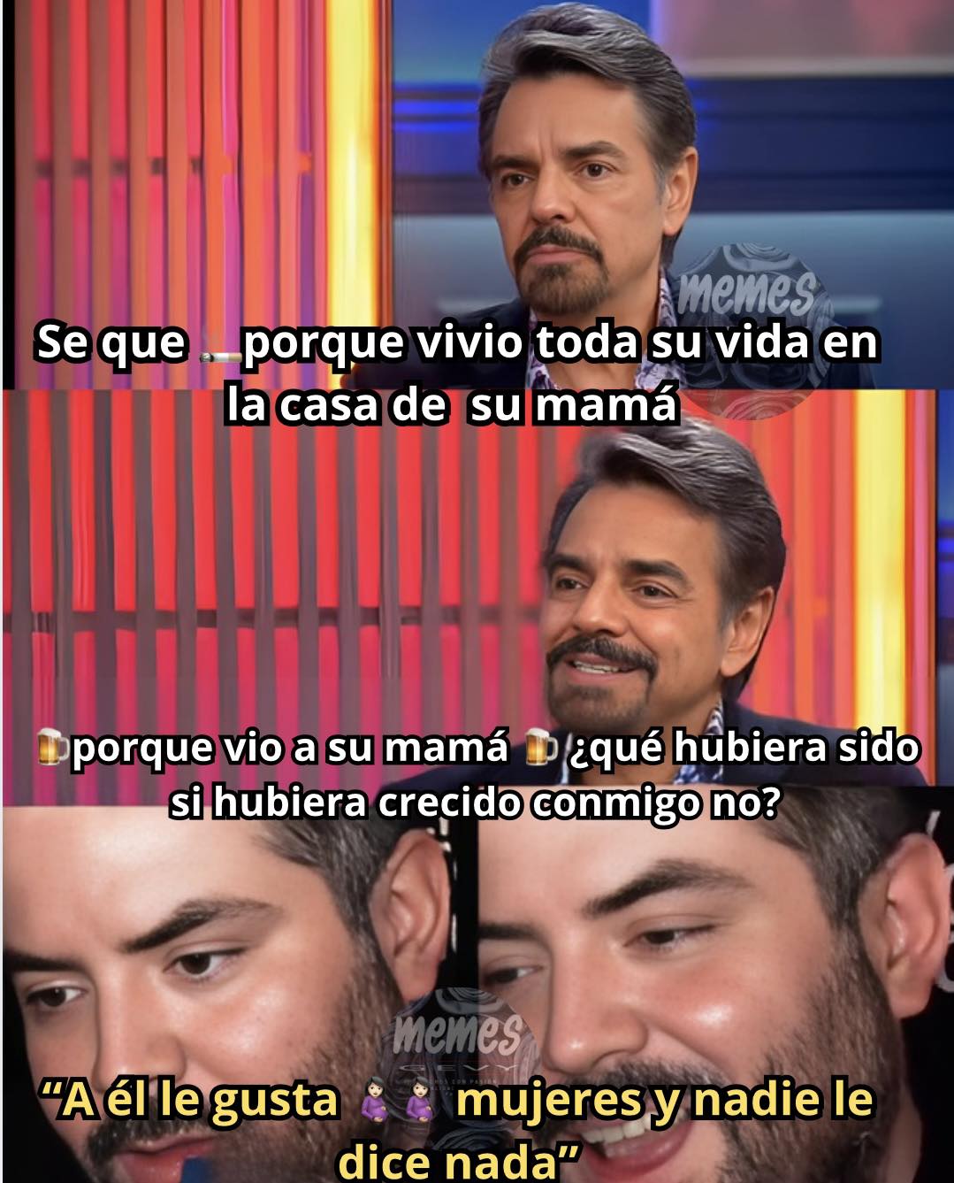 Memes Gevy - En una ocasión, Eugenio Derbez culpó a su exesposa ...