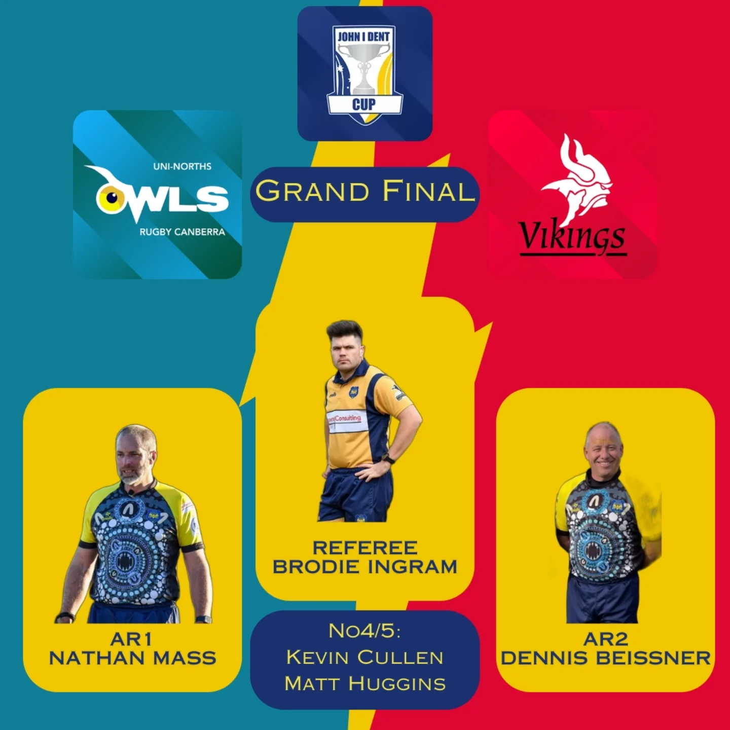 The John I Dent Cup Grand... - ACT Rugby Referees Association | Facebook