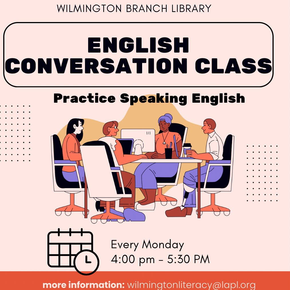 Wilmington Branch - Los Angeles Public Library - English Conversation ...