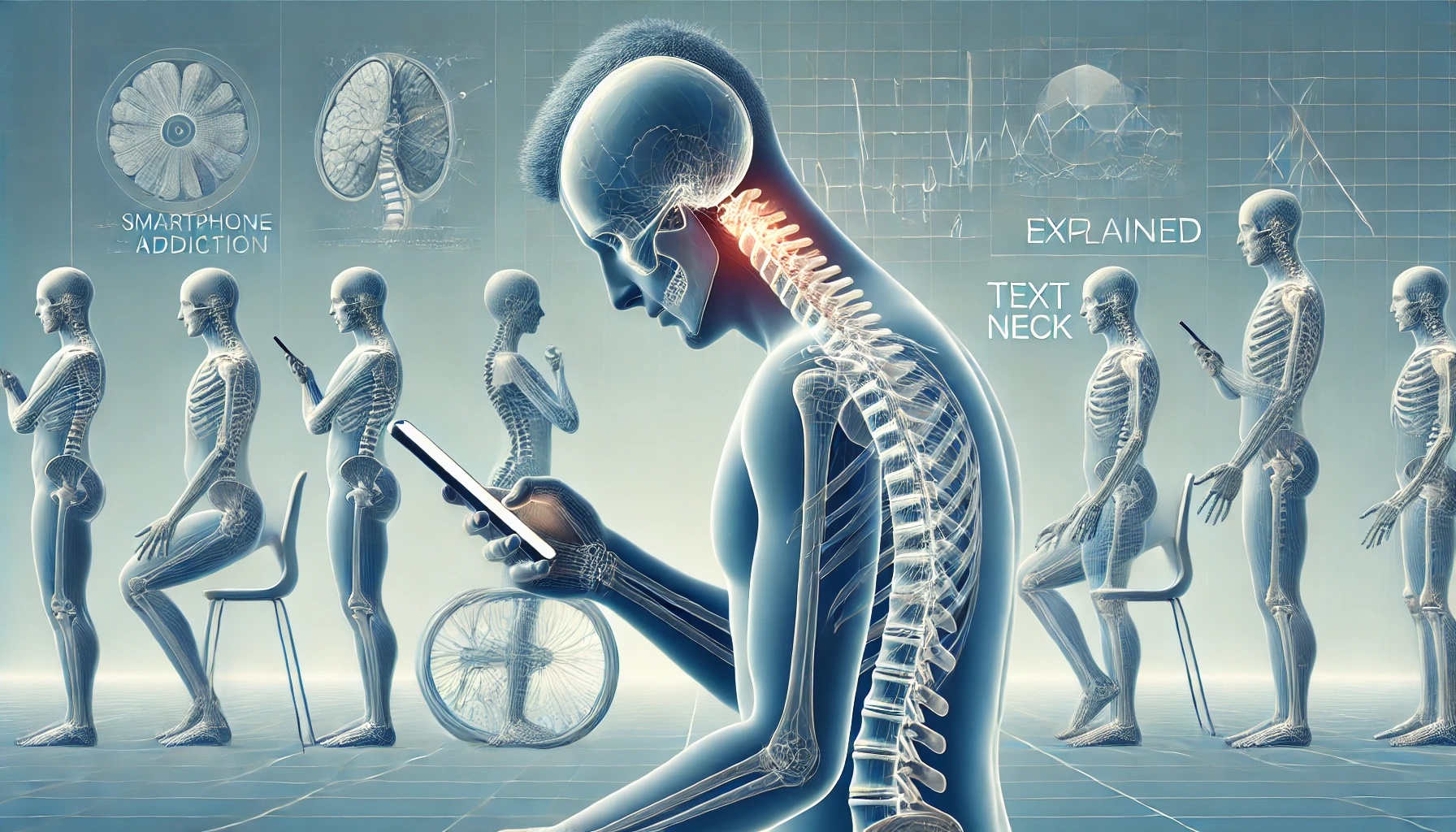 Photo inspiration: Picture Idea: Faculty Smartphone Addiction And Posture Problems Text Neck