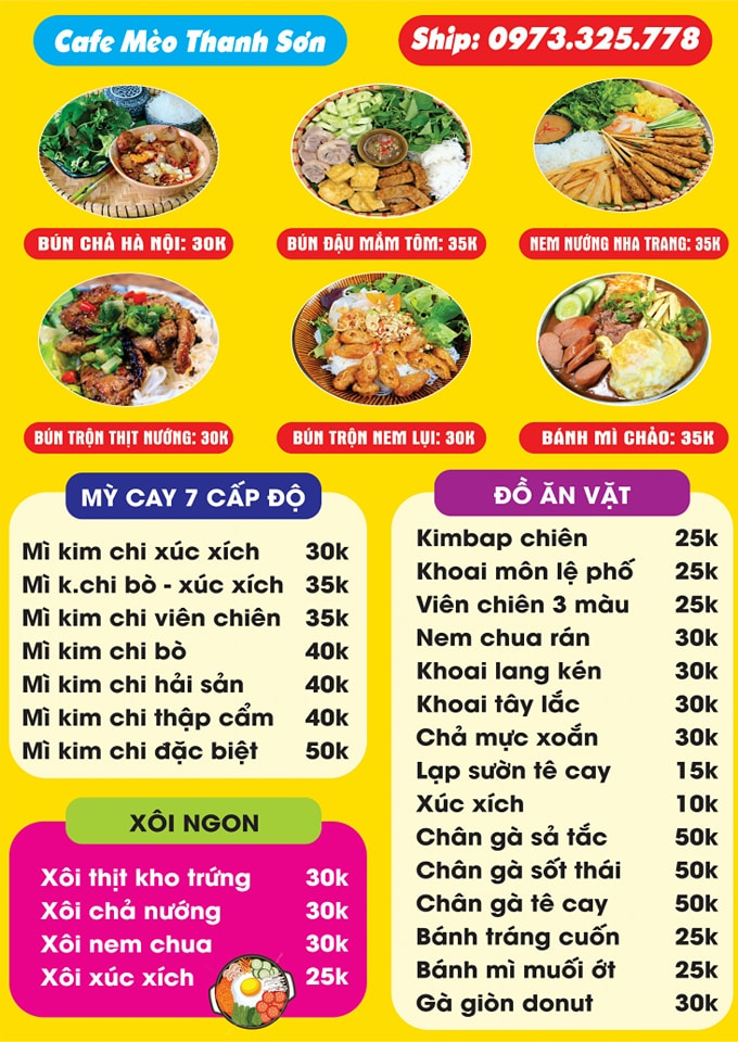 Cafe Mèo - Thanh Sơn - Phú Thọ | Thanh Son