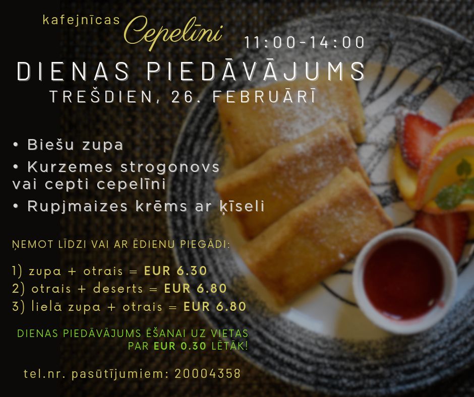 Cepelīni kafejnīca Liepājā | Liepaja