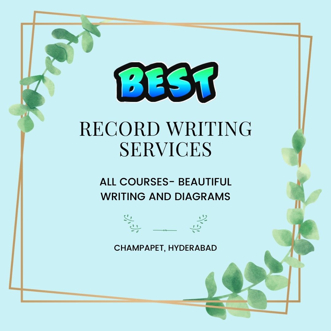 BEST - Record writing services with best hand writing and diagrams ...