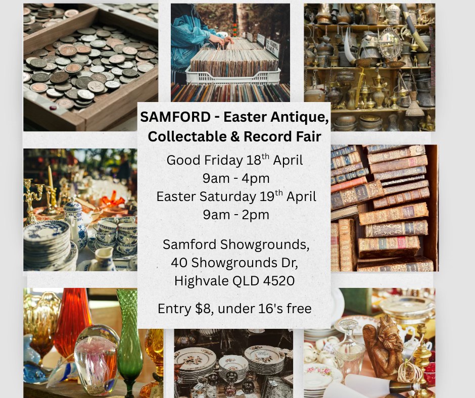 Join us at our Easter Fair - Samford Antique, Collectable & Record Fair ...
